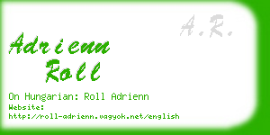 adrienn roll business card